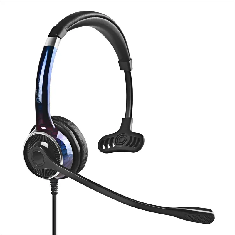 FC21 Wired Headset Noise Cancelling Headphone with Controller Suitable for PC/Phone/Laptop/Home office Earphone of Operator