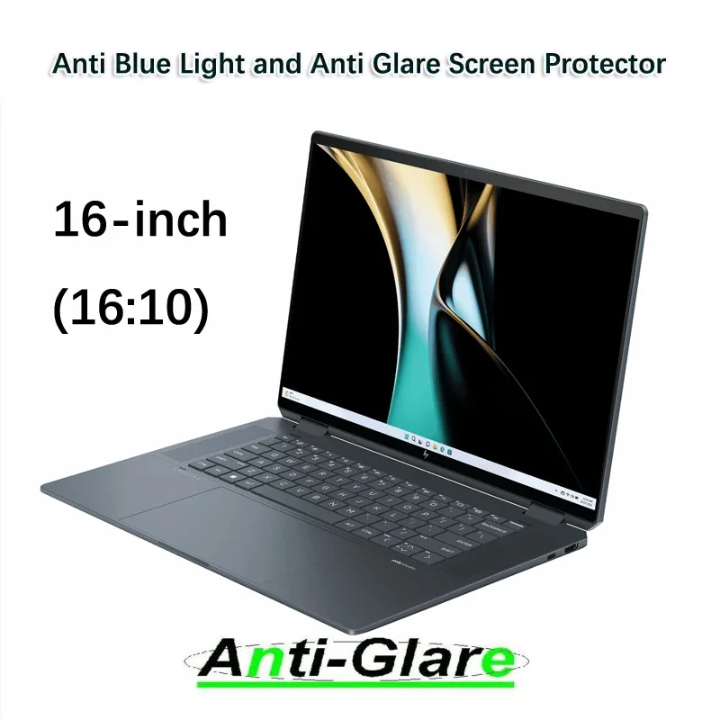 2X Copertura Protettiva Per Schermo Anti Luce Blu E Antiriflesso Per Laptop Hp Hp Spectre X360 16-Aa0888Tu 2-In-1 16 "16:10