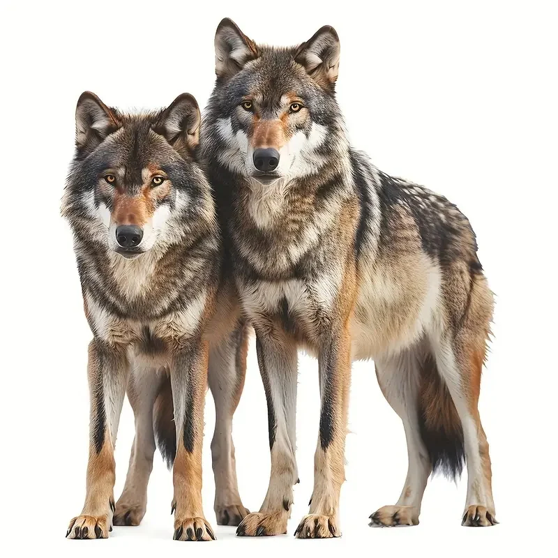 Wolf Wall Decal for Bedroom Bright Wall for Home, Cabinet, Door,Refrigerator Decoration, Vinyl Car Decals, Art Wallpaper,