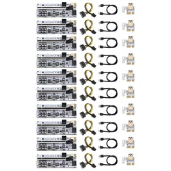 Support de câble Pcie Riser 012 012MAX VER012 Plus, USB 3.0, extension de carte vidéo X16, pour le minage, 1 10 pièces 