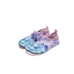 Kids' Quick - Dry Aqua Shoes - Soft Beach & Swim Slippers - 32/33 (Pastel blue)