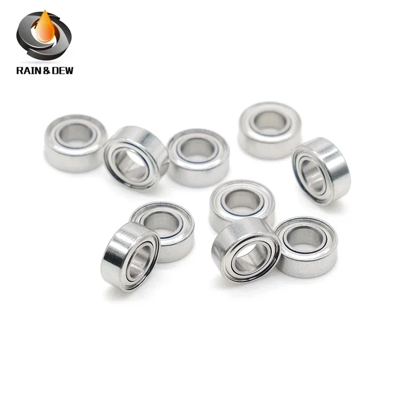 2PCS SMR74ZZ 4x7x2.5mm ABEC-9 Stainless Steel Bearing For Reel Handles Bearing For Fishing Reel