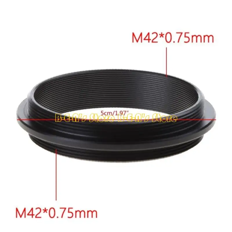 Y1AD 망원경 변환기 링 M42  M42 나사 커플 링 어댑터 링 알루미늄 합금 M42x0.75mm 남성-남성 변환 링