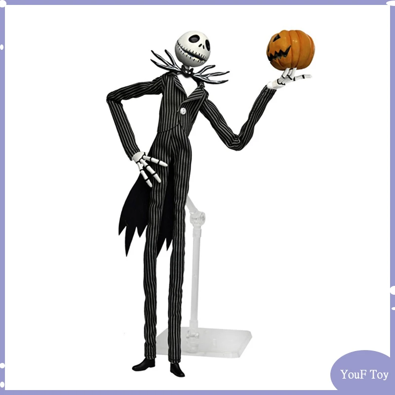 

Neca Jack Skellington The Nightmare Before Christmas Action Figure Anime Model Doll Kid Birthday Toy Gifts
