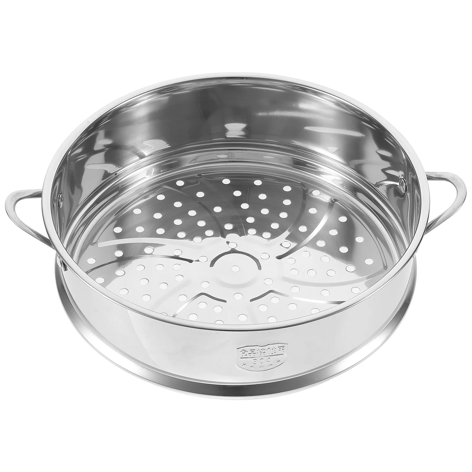 

Stainless Steel Multi-Functional Steamer with Double Ear Food Steaming Grid Rice Cooker Pot Drain Basket Kitchen Cooking Tools