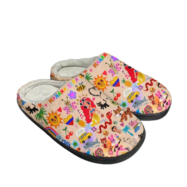 Introducing the Manana Sera Bonito Karol G Home Cotton Custom Slippers