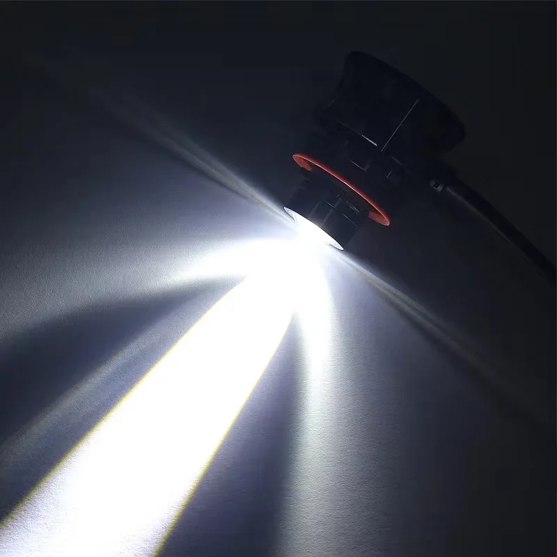 thumbnail image 1 of Proyector láser de luz antiniebla LED H7, lente H11 H8 H9, lámpara antiniebla LED para automóvil 9005 HB3 9006 HB4 CSP, bombillas para faros delanteros turbo de 6000 K, 3000 K, 12 V, 24 V, 1 of 5