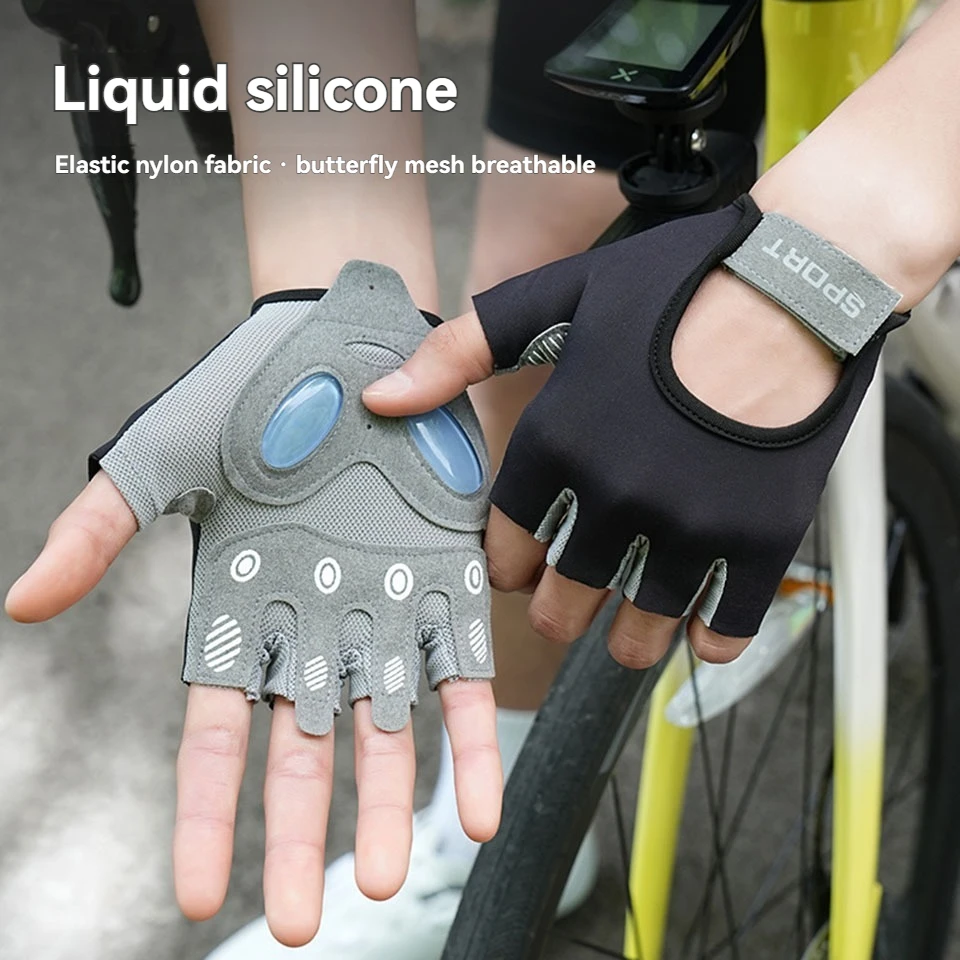 GTUBIKE Riding Mountain Bike Biking Cycling Bicycle Fitness Sports Gloves, Machine Training Gloves,Sports Cycling Gloves