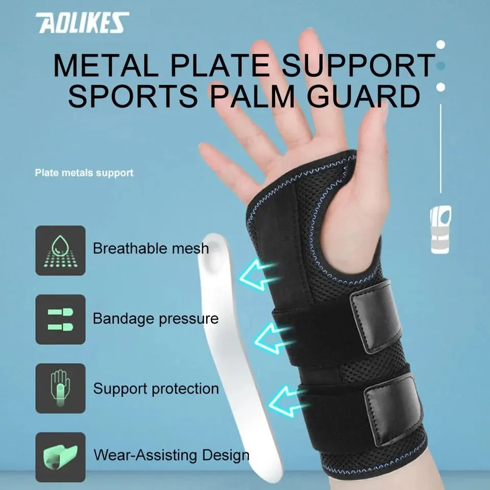 Wrist Brace AOLIKES 1PCS Wrist Brace for Carpal Tunnel Arthritis Wrist Support with Splints Compression Hand Support for Tendonitis Sprain wrist brace,wrist support