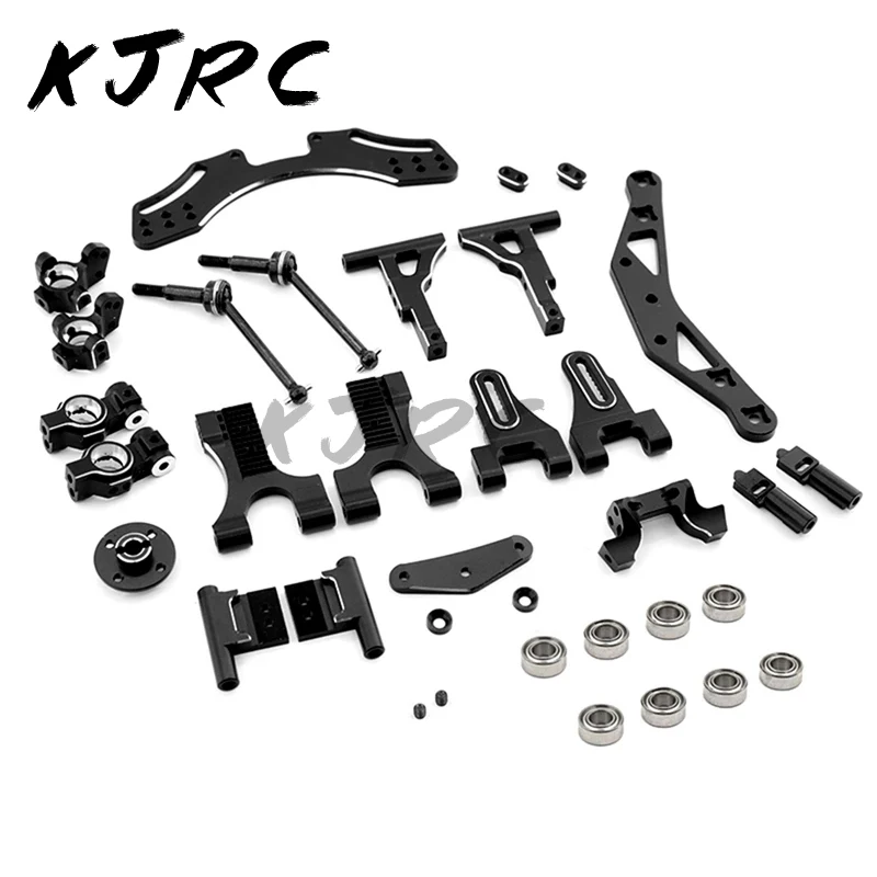 1/10 메탈 스티어링 서스펜션 업그레이드 키트, 1/10 RC 카 3 레이싱 사쿠라 D5 용,  SKD5-S01BK CVD 완충기 하부 암
