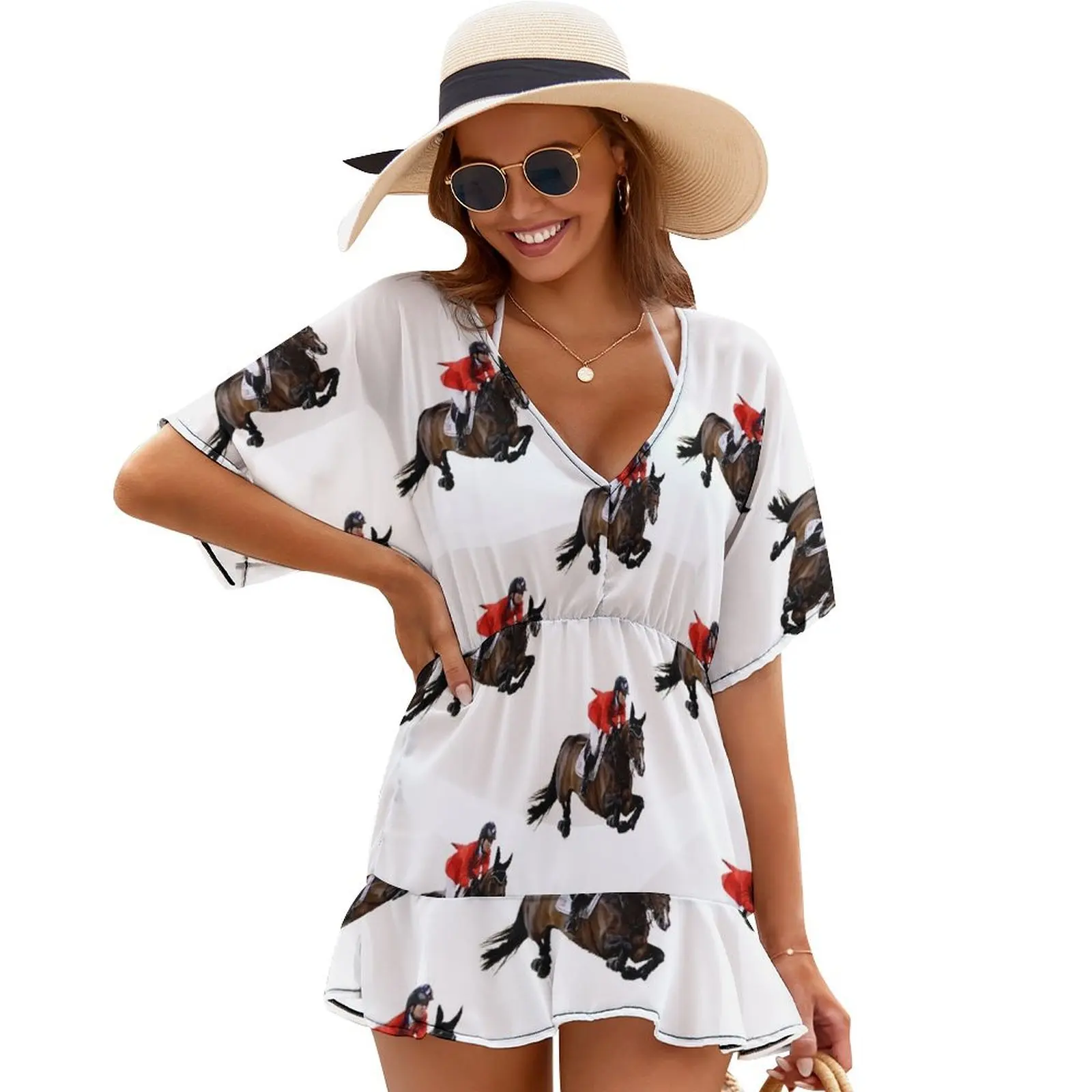 

Horse Racing Cover Ups Clothing Casual dresses
