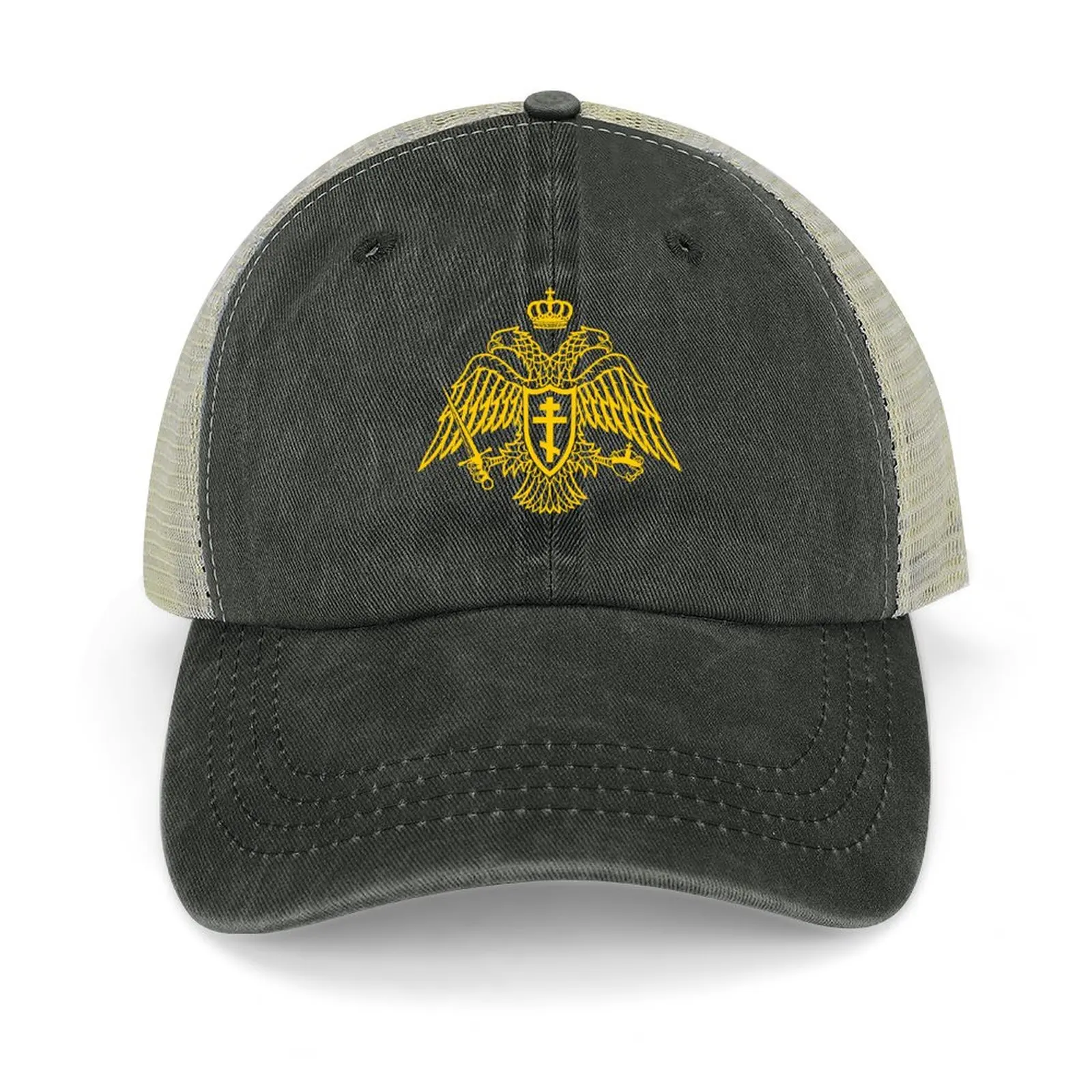 

Orthodox Christian double-headed Byzantine Eagle, Gold Cowboy Hat Sports Cap Horse Hat Fluffy Hat Golf Women Men's