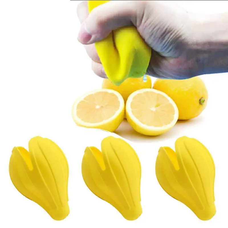 Practical Convenient Food Grade Silicone Manual Juicer Fruit Orange Lemon Press Squeezer Citrus Juicer Kitchen Gadget Tools fruit juicer lemon squeezer