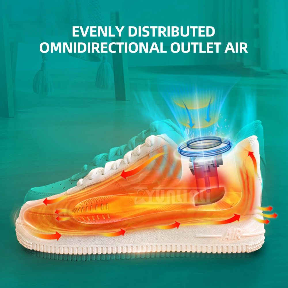 Travel Secador Botas Household Shoe Dryer Secador De Cabelos Deodorization Shoe Dryer Portable Timed 3