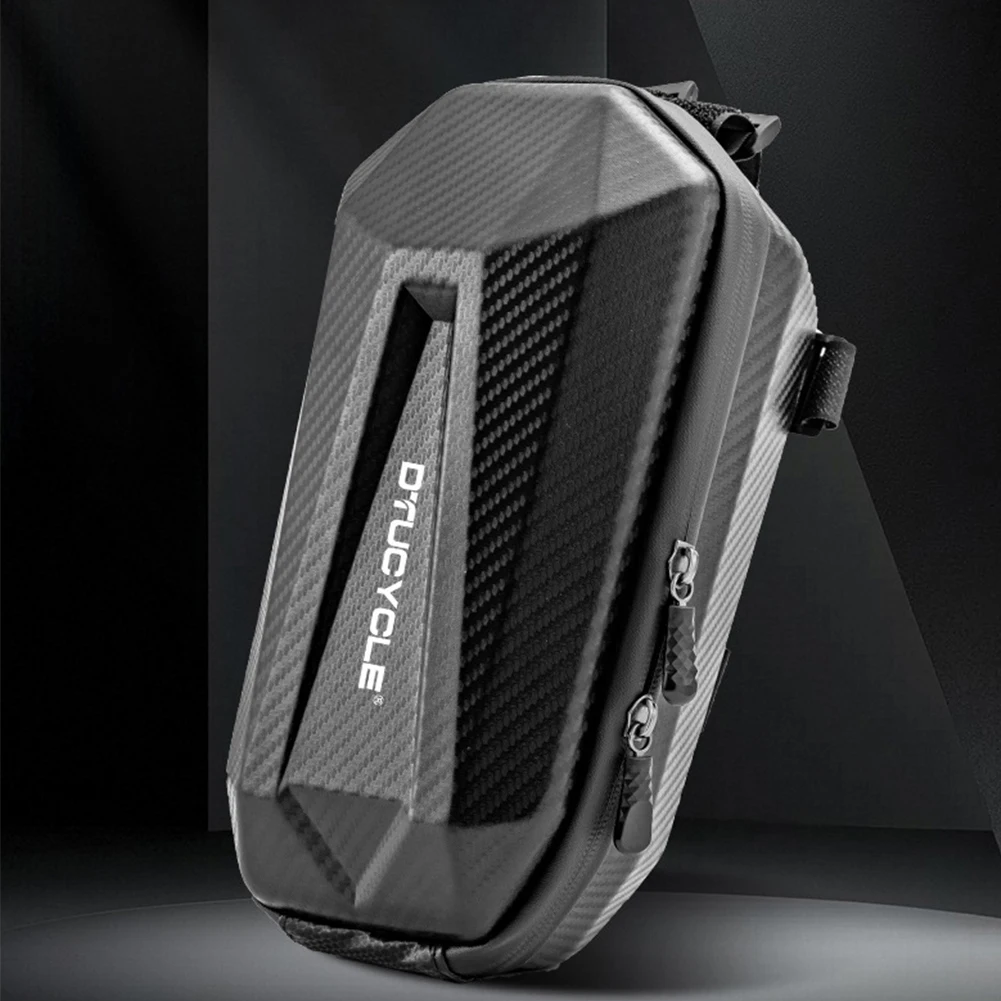 2/4L Bicycle Front Bag Electric Scooter Front Bag Waterproof Handlebar Bag Double Zipper Bicycle Storage Bag for Outdoor Cycling