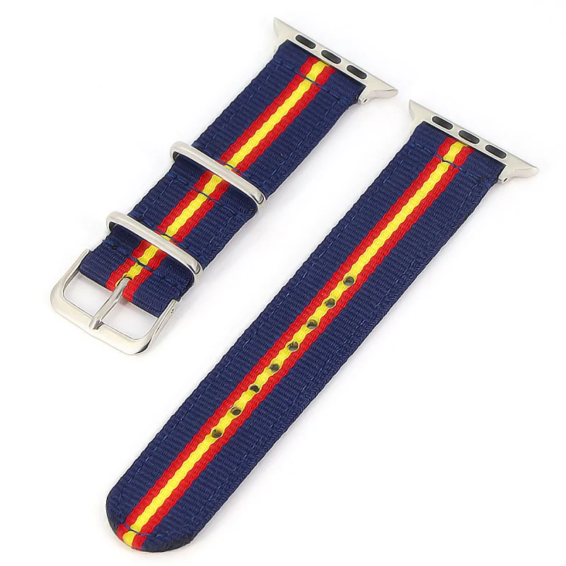 Rainbow Nylon Watchband Bracelet