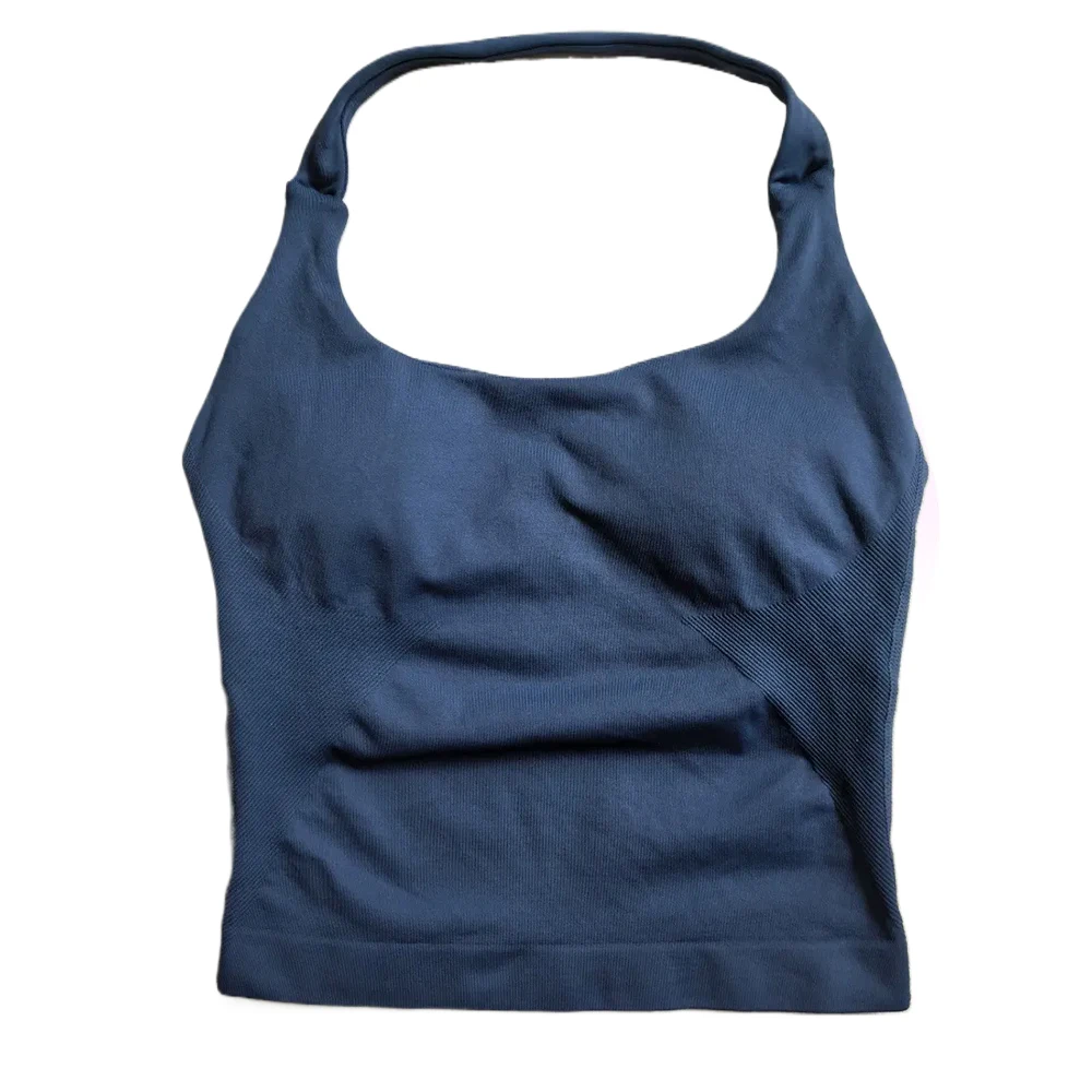 ตัวเลือกสินค้า เสื้อโยคะ Strappy Crop Top วัสดุ Seamless ใส่ออกกำลังกาย