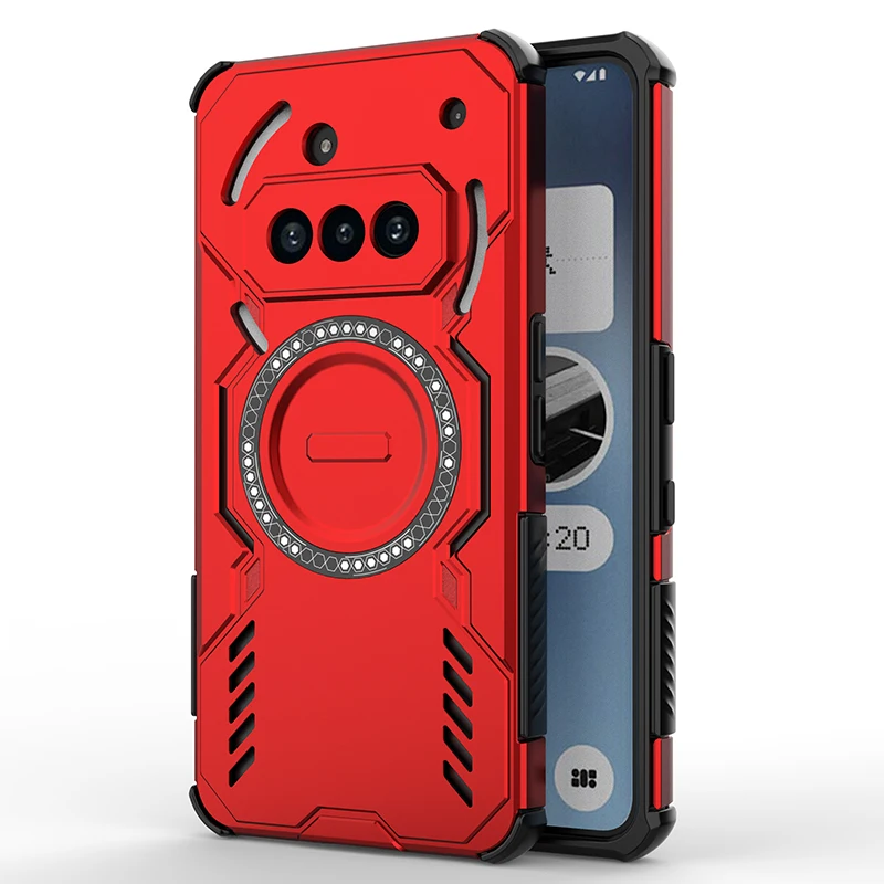 Magnetic Armor Case with Strong Mag-Safe and Anti-Knock Protection