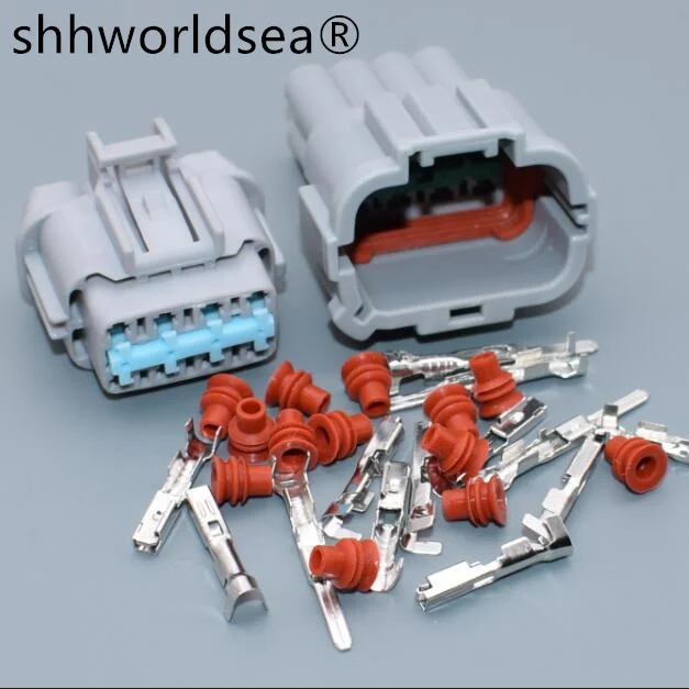 

shhworldsea 1 Set 8 Pin 2.2mm 6185-1177 6188-0736 Automotive Connector Headlight Socket For Nissan Sylphy Teana