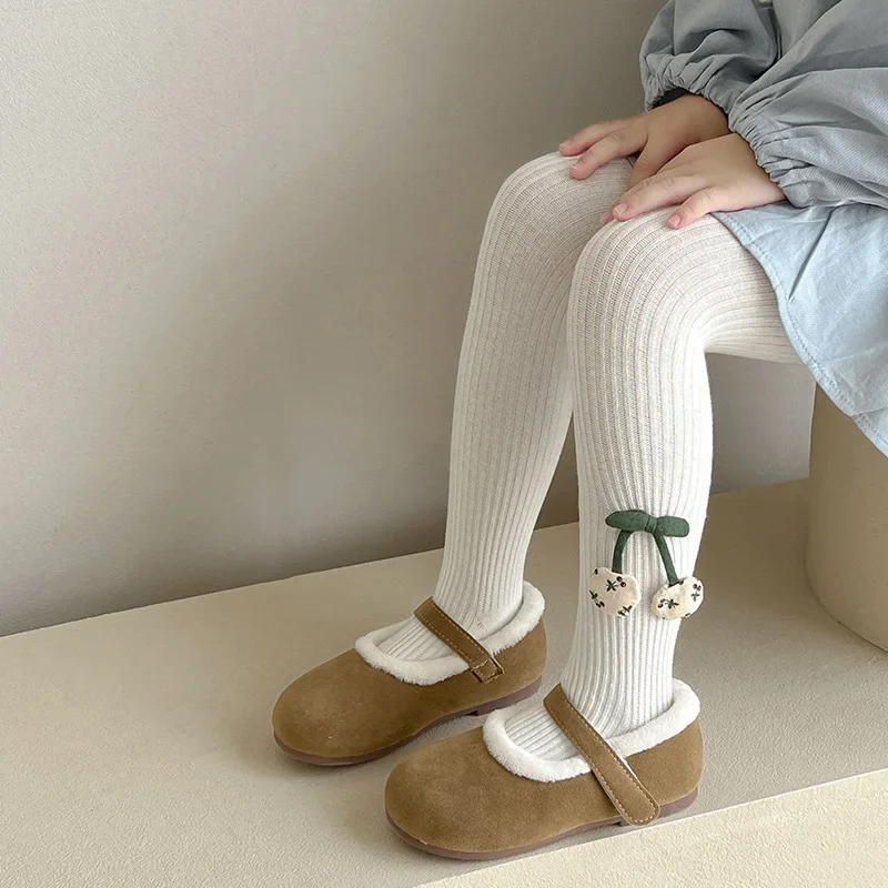 2-8Y Baby Tights Kids Children Stockings Baby Girls Pantyhose Infant Meisjes Kleding for Girl Tights Solid Color Stocking knit tights,girls pantyhose,children stockings