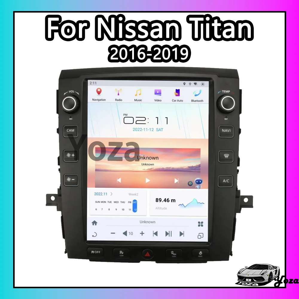 

Yoza Carplay Car Radio For Nissan Titan 2016-2019 Qualcomm Processor Android11 Stereo Multimedia Player Navigation 4G WIFI GPS