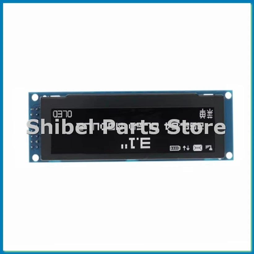 3.12인치 OLED 디스플레이 256x64 SSD1322 드라이버 그래픽 LCD 모듈/C51 White-A86Z용 병렬/SPI 납땜 핀