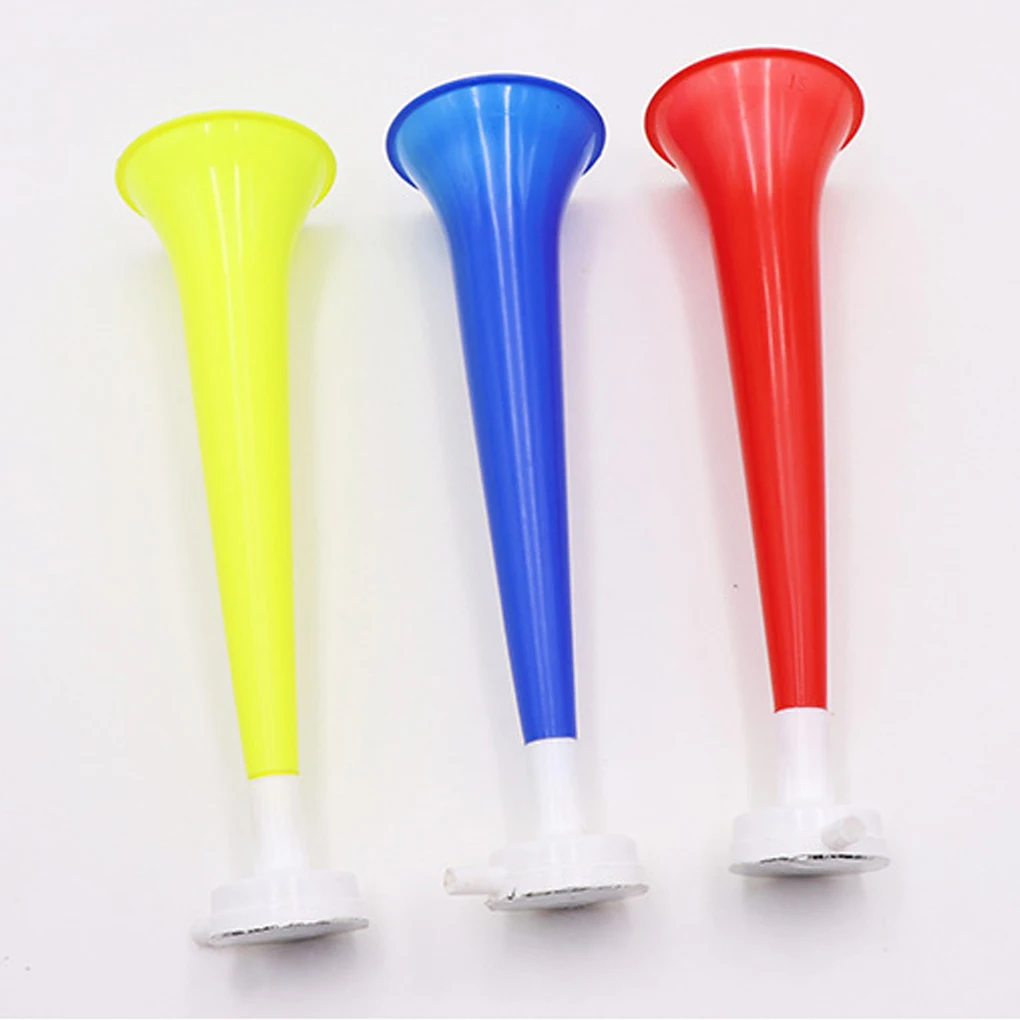 Plastic Horn Football Noise Makers Football Cheer Horns Stadium Soccer Ball Cheerleading Party Supplies Crisp Sound Kids Children Trumpet Sports Meet
