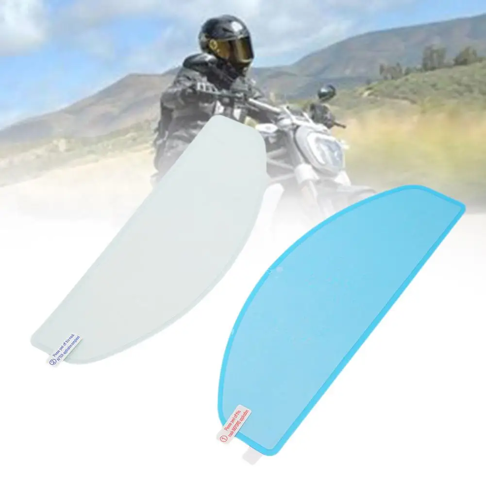 Full-frame Universal Helmet Anti-fog Patch Universal Lens Cap Sticker Films Helmet Sticker Motorcycle Film Rainproof Riding G2D2