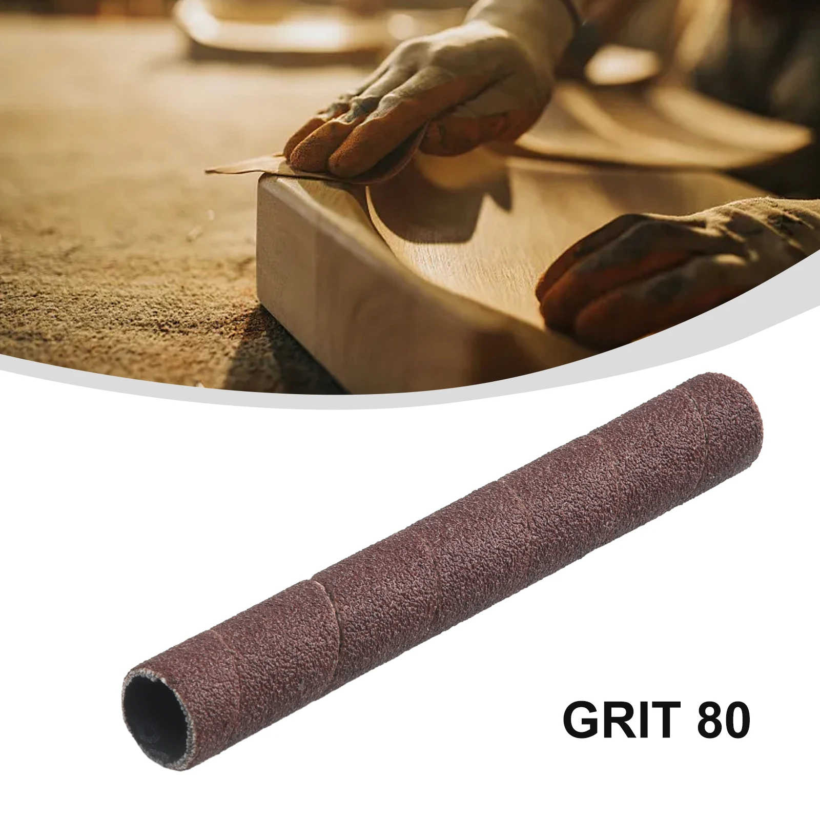 

1Pc Sandpaper 4.5'' Sanding Drum Sleeves 80/150/240 Grit For Sanding Machine Polishing Tools Rotary Tools Grinder Accessories