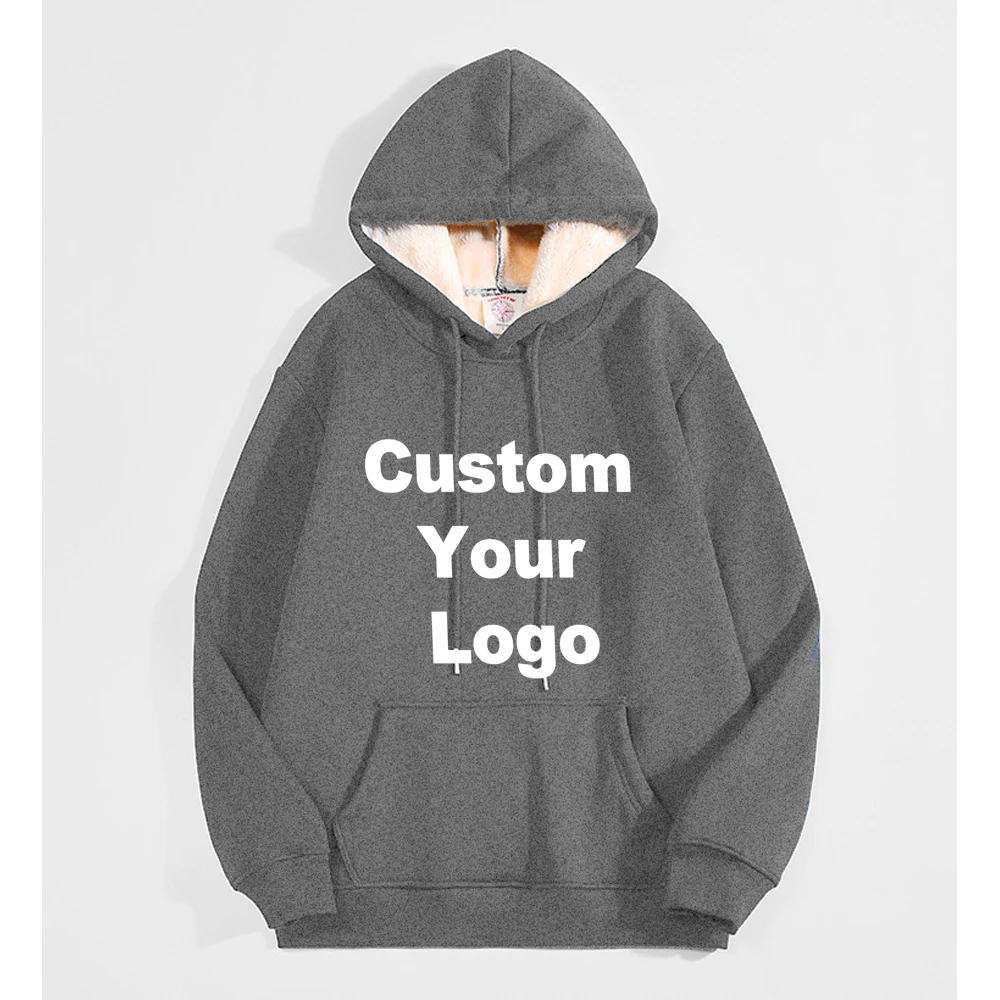 Winter Thicken Warm Suit Thick Lambswool Sets Men Women Casual Loose Sweatshirts Hooded Two-Piece Set Thickened Hoodies Pants