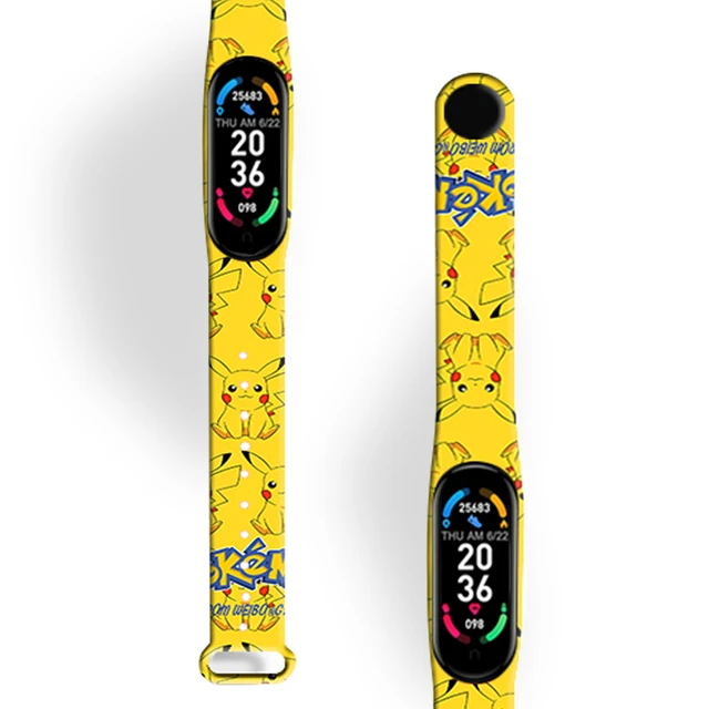 2022 New PokemonElectronic Watch Pikachu Smart Bracelet Color Sport Bracelet Heart Rate Sleeping Kid Birthday Gift Clock chargeable