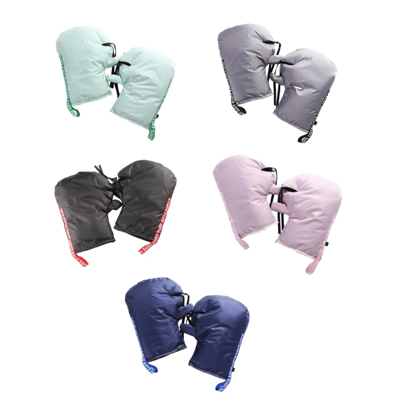 

Bike Handlebar Mittens Motorcycle Handlebar Gloves Winter Thermal Gloves G99D