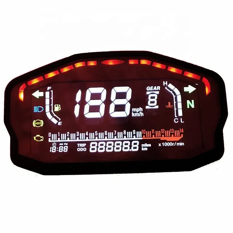 

CQJB Good quality T16 Water temperature and digital meter motorcycle meter assembly