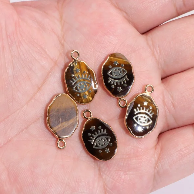 크리에이티브한 보석 만들기에 완벽한 독특한 천연석 드롭 펜던트