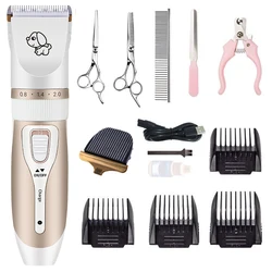 Tondeuse professionnelle sans fil et Rechargeable pour chiens et lapins, accessoire de toilettage pour animaux de compagnie et chats 