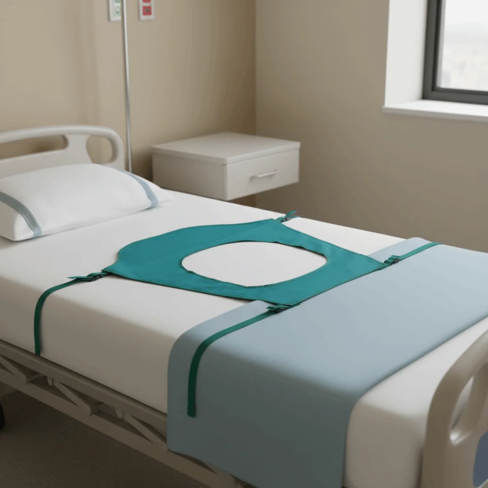 Waschbare Wendeunterlage für Seitenlieger, verhindert Dekubitus, Mobilitätshilfe, leicht anhebbares Kissen für gelähmte Patienten – Detail 3