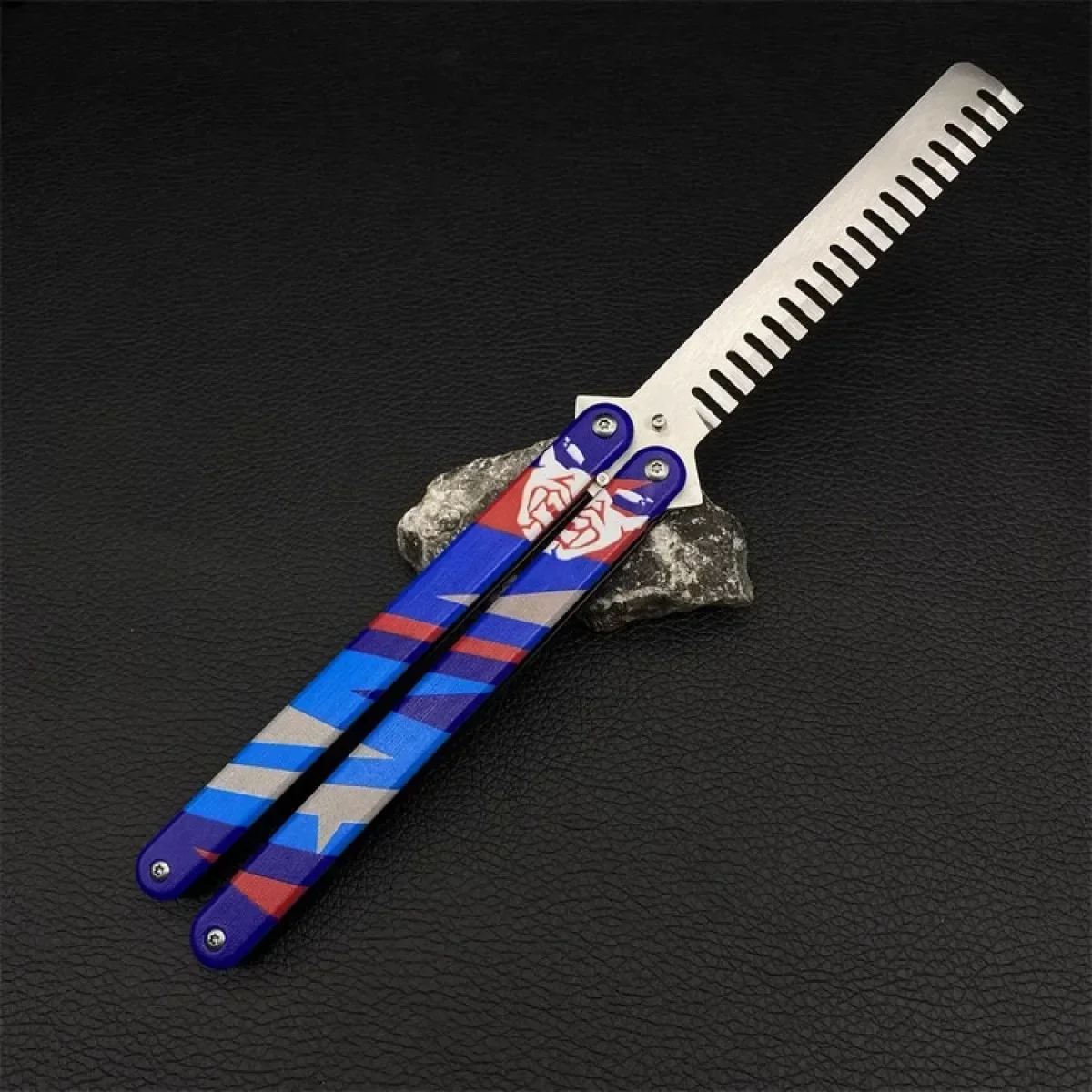 Valorant Weapon Yoru's Butterfly Comb Vol 2 Melee Game Peripheral Metal Samurai Sword Model 23cm cosplay sword,cosplay toy,cosplay prop,retractable sword toy