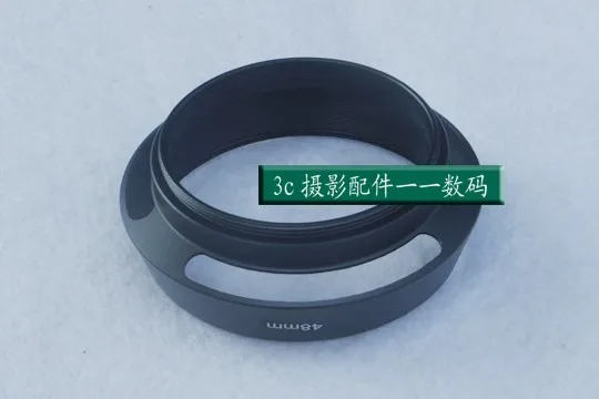 Paraluce In Metallo Da 48Mm Per Lenti Con Filettatura Del Filtro Da 48Mm, Per Fotocamera Canon Ql17 Giii, Lenti Leica R35 F2/F2.8, R50 F1.4 Ecc.