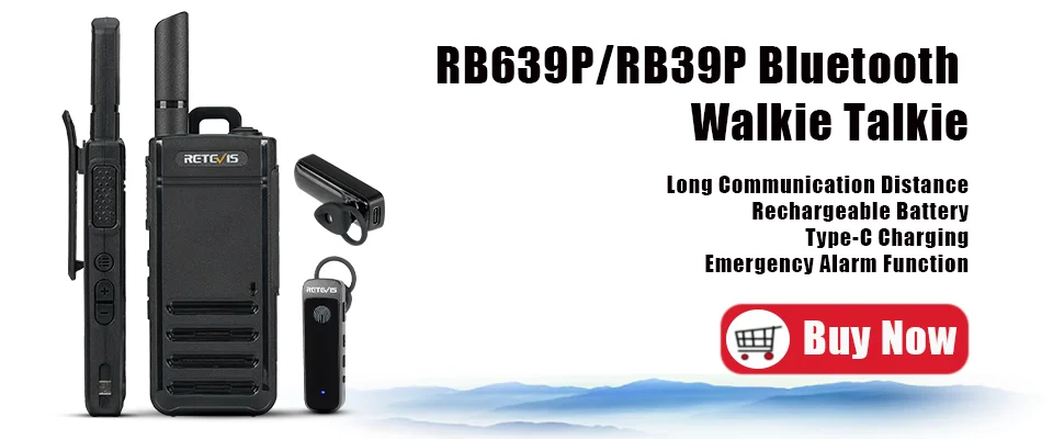 Retevis RB626 Walkie Talkie Powerful 3W Long Range USB C Charging 2000mAh  Battery Scrambler Encryption Two Way Radio for Hunting - AliExpress