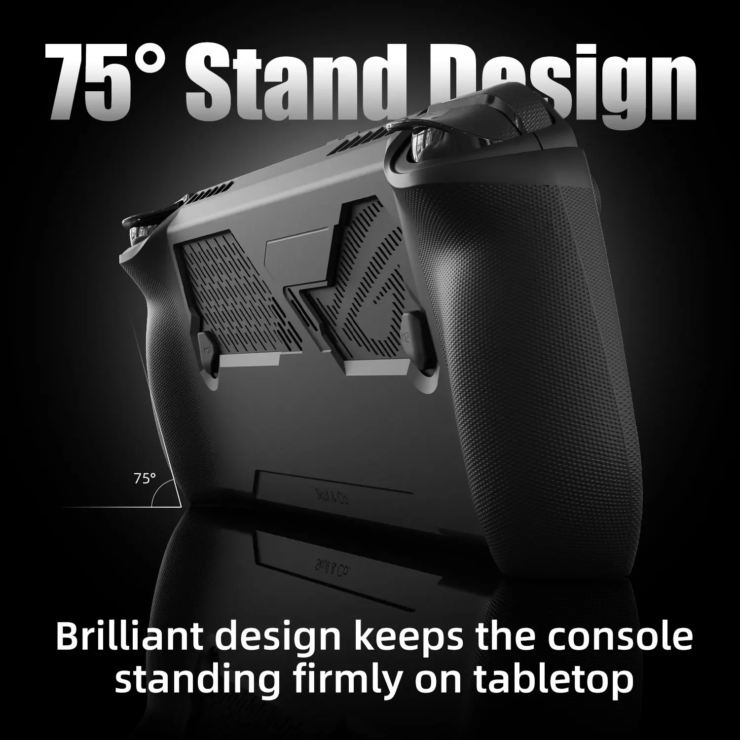 Skull & Co. GripCase Ally X Bundle - Enhanced Protective Case with Portable Hard Shell Storage Bag