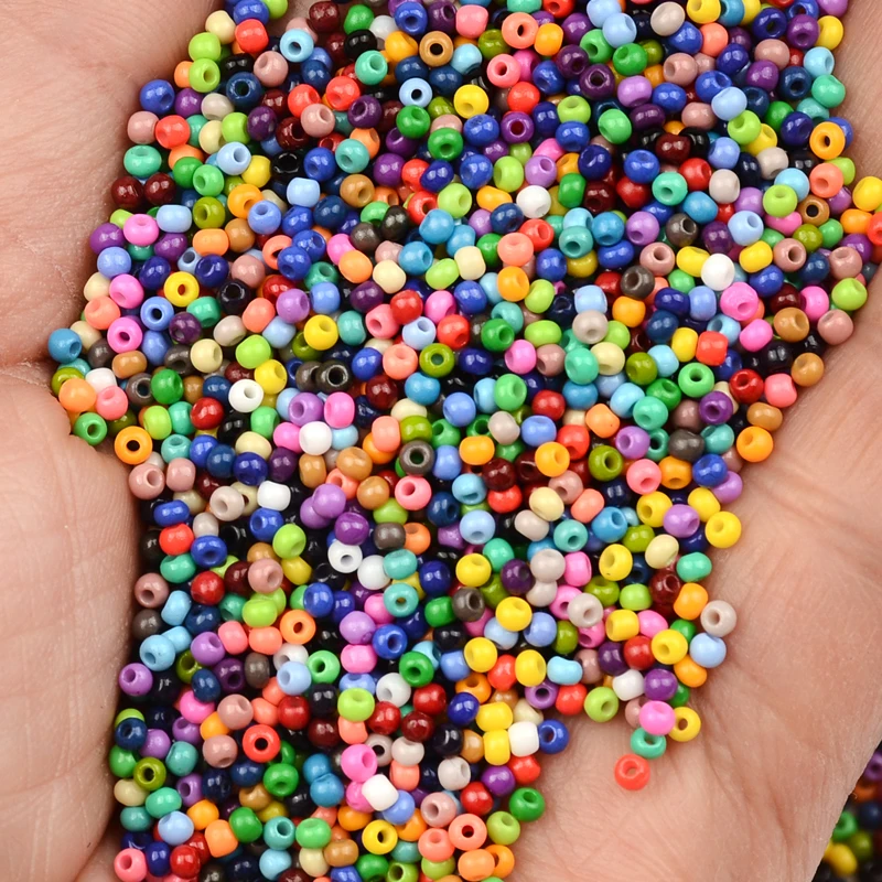 Uniform 4mm 6/0 Charms Czech Glass Seed Beads for Jewelry Making