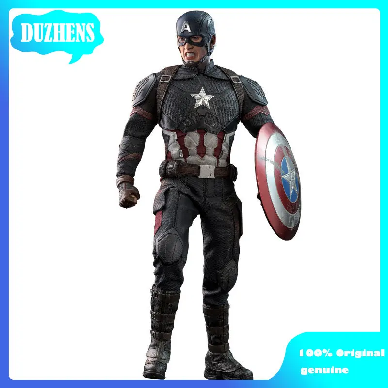 

In stock Original:Marvel HT 1/6 Captain America 7.0 figma PVC Action Figure Anime Figure Model Toys Figure Collection Doll Gift
