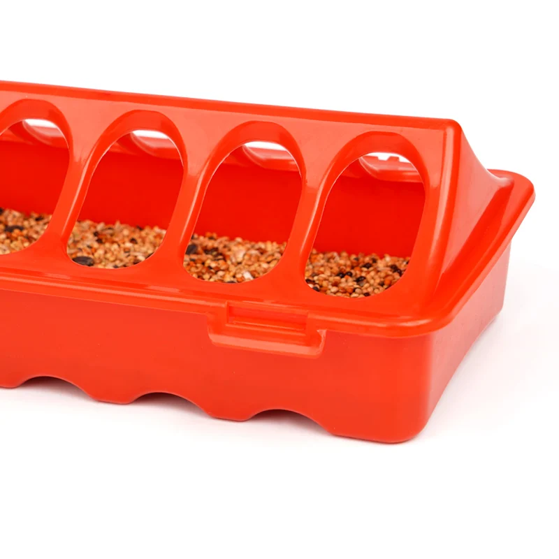 Poultry feeder 1Pcs poultry chicken feeder fountain 12-28 holes chick bird chicken feeding ground 20/30/40/50cm