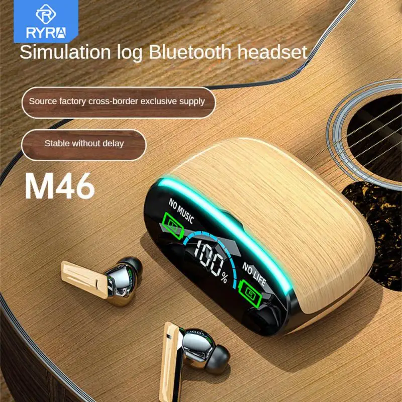 

RYRA TWS Wireless Earphone Bluetooth 5.3 Earbud Touch Control In-ear Touch Control Sports Digital Display HD Call Hifi Headset