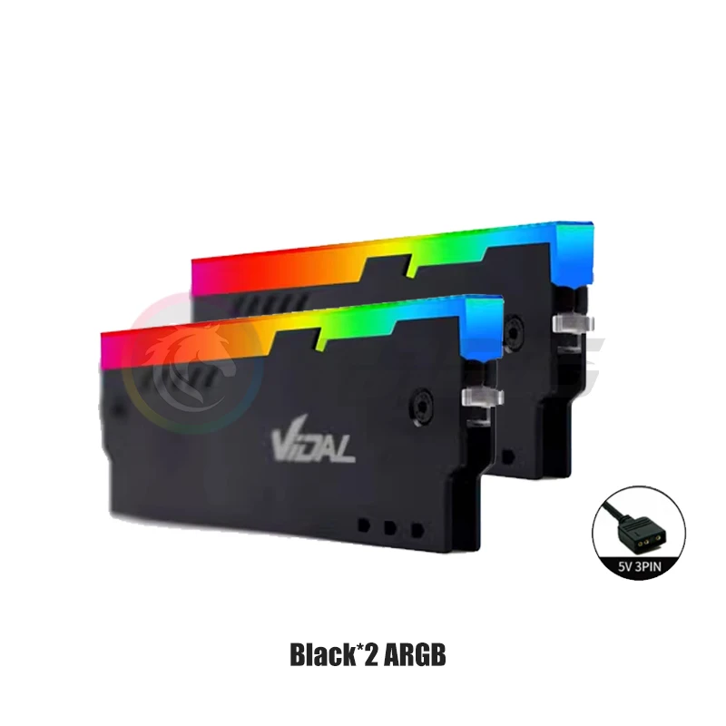 ヒートシンク付きユニバーサルメモリ,USBポート,ラブラサイズ,黒と白,1