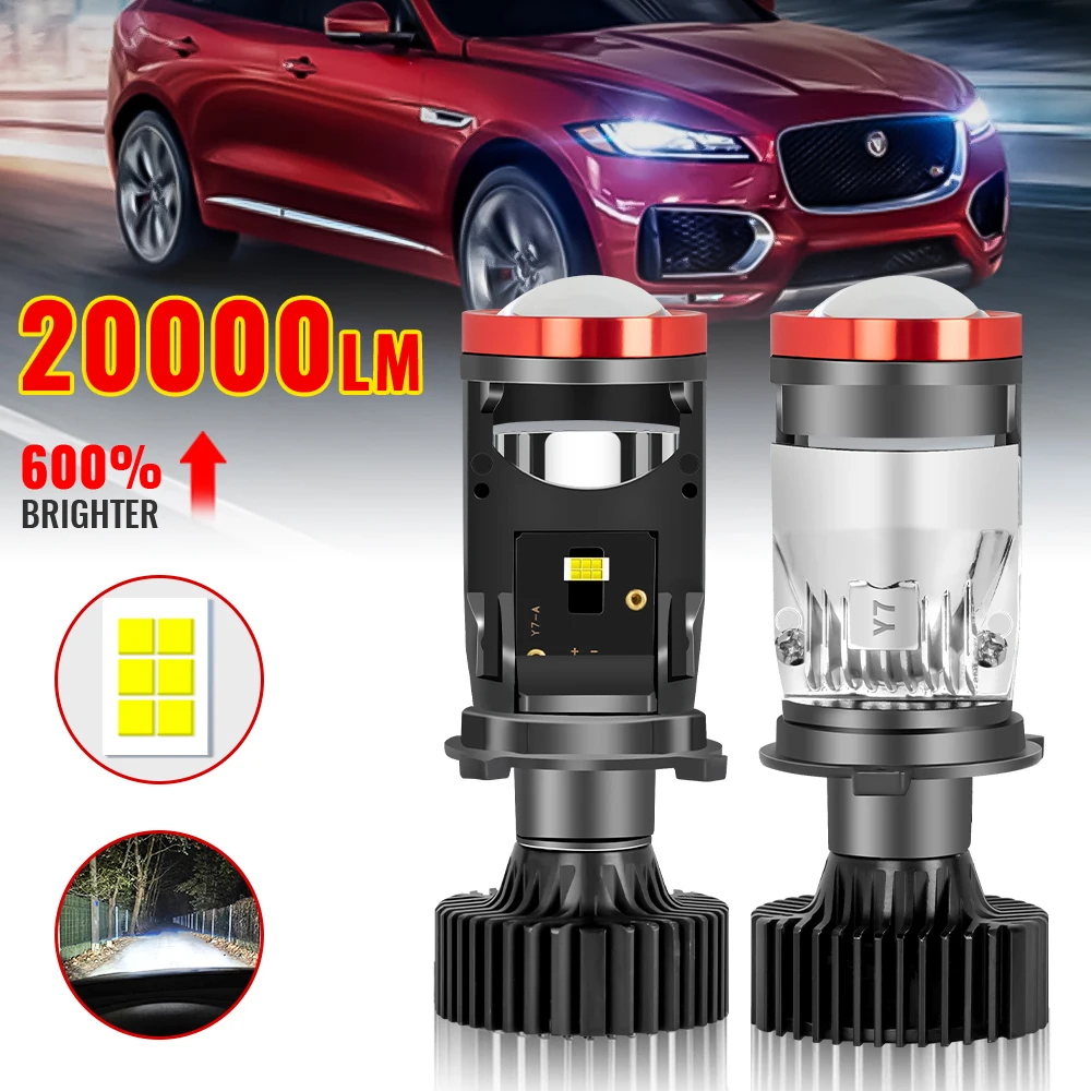 Y7-H4-LED-Projector-Lens-Mini-H4-LED-Lenses-led-Auto-Headlight-Bulbs ...