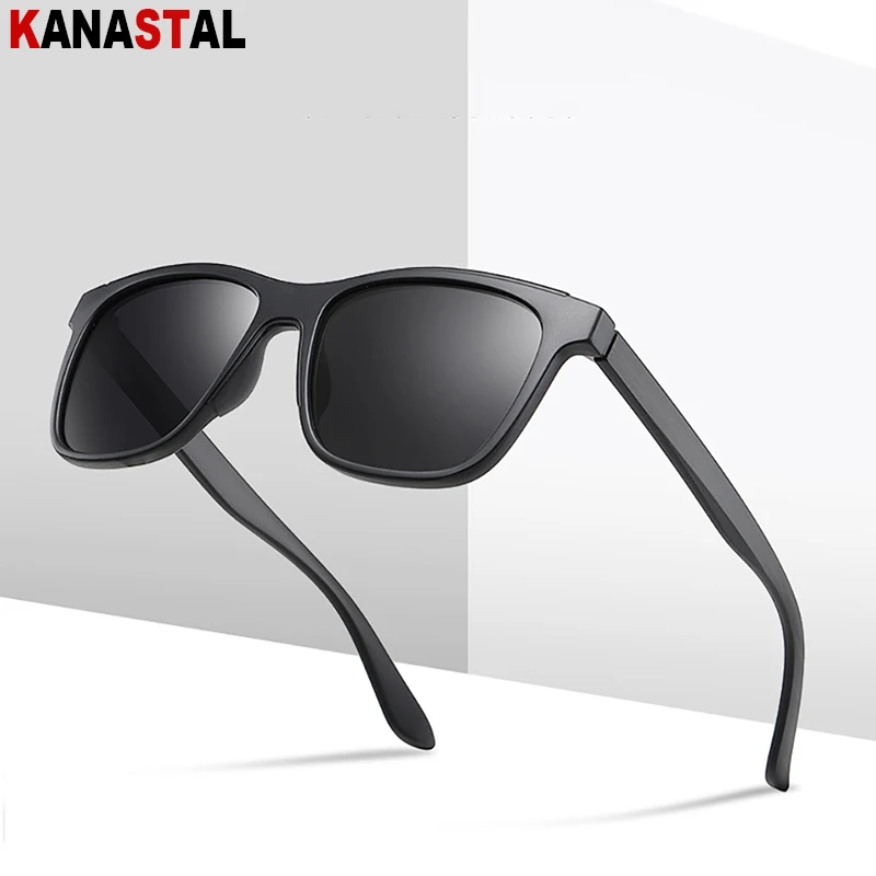 Polarized Optical Sunglasses Driving Square Frame Sunglasses Men-Women