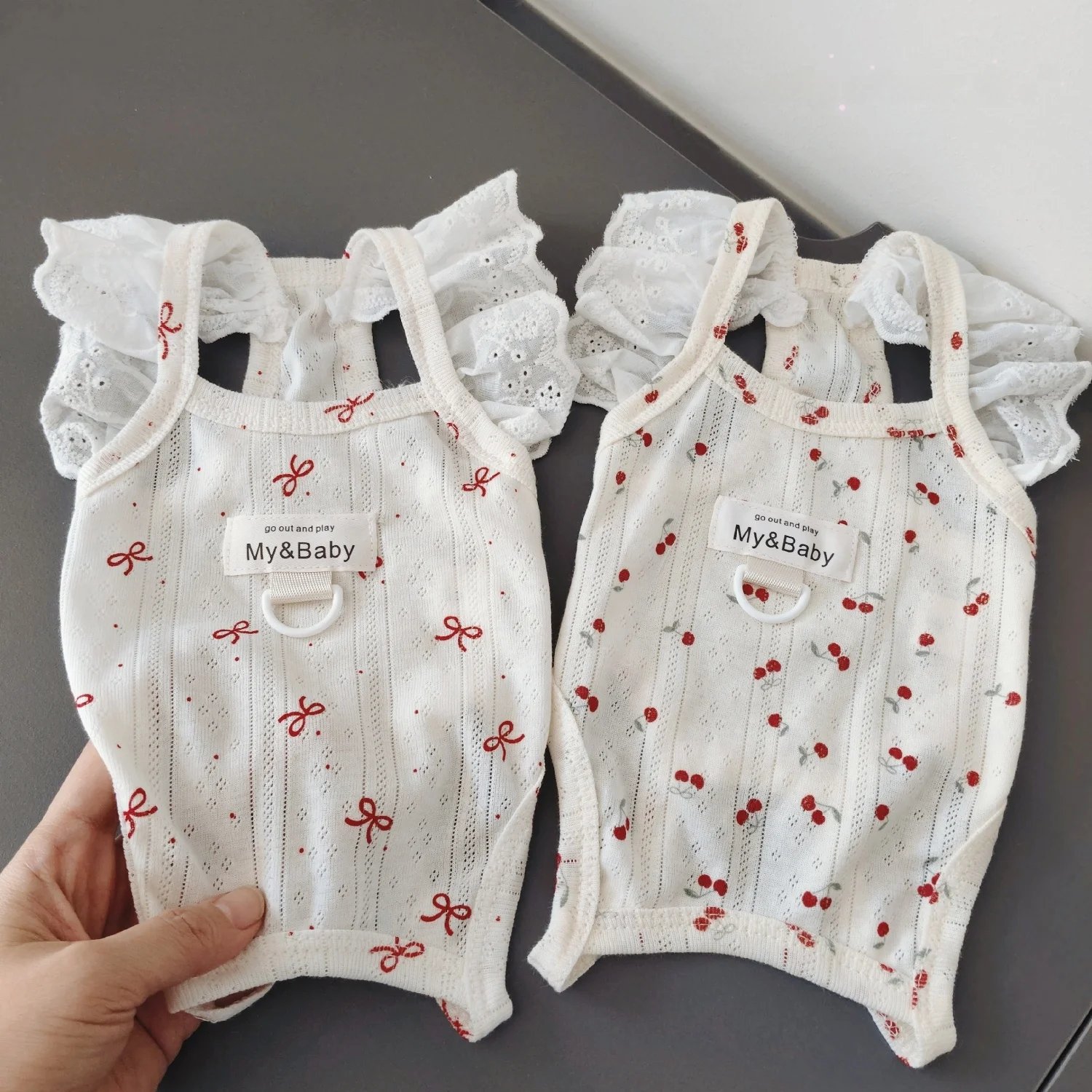 가볍고 부드러운 애완동물 셔츠, 배 부분 커버, 네 다리 슬리브리스 조끼, 강아지 고양이 여름 에어컨 옷, 얇은 배 부분 커버