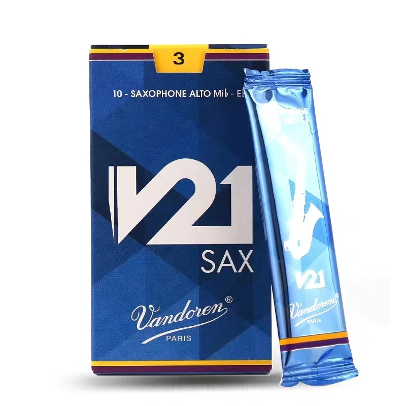 

Vandoren V21 box Eb Alto Sax Reed 2.5/3.0/3.5【10 pcs/box】