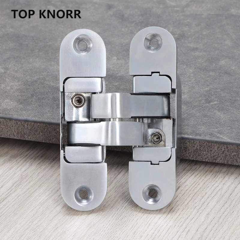 Invisible Door Hinge Interior Door Wooden Hidden Cross Hinge Three-Dimensional Adjustable Cross Adjustable